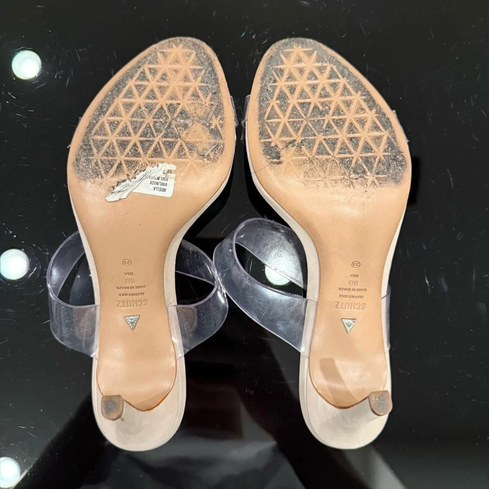 Schutz Ariella Sandal in Oyster | USED - Picture 11 of 13